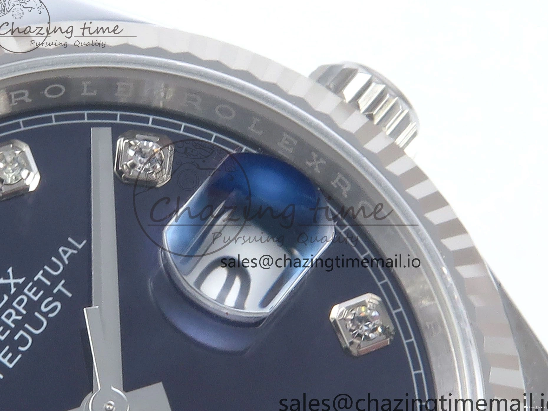 0108 DateJust 36 126234 EWEF Best Edition Blue Diamonds Dial on Oyster Bracelet A Resilient 695